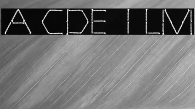 TOTALLY SCREWED フォント examples