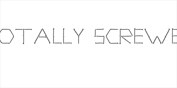 TOTALLY SCREWED Logo