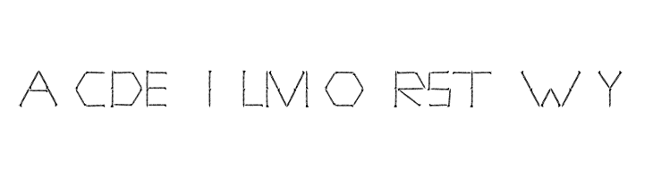 TOTALLY SCREWED Font LOWERCASE