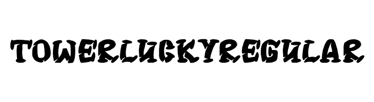 TOWERLUCKYRegular  नि: शुल्क फ़ॉन्ट्स डाउनलोड