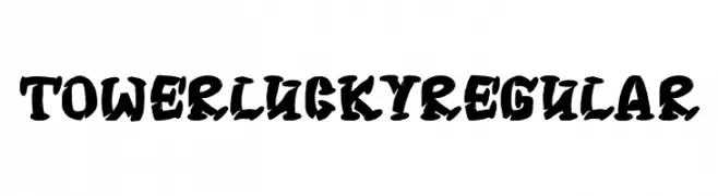TOWERLUCKYRegular  Descarca Fonturi Gratis