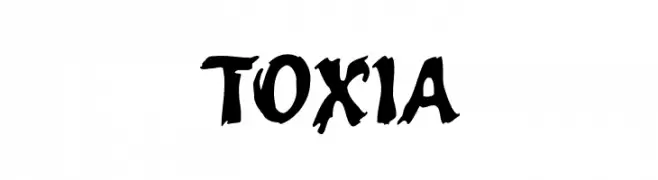 TOXIA  フリーフォントのダウンロード