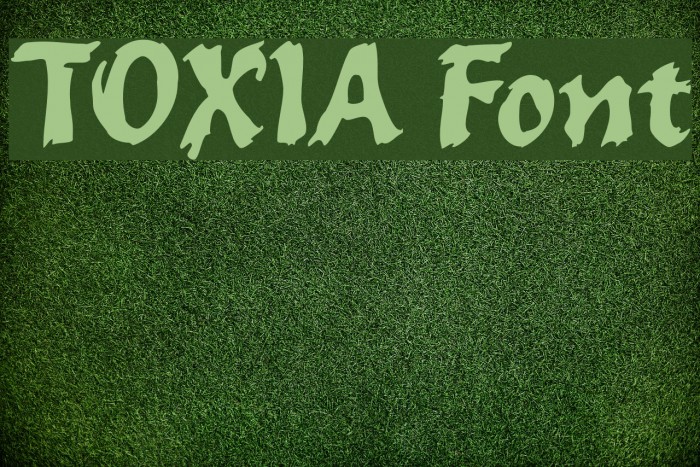 TOXIA Font examples