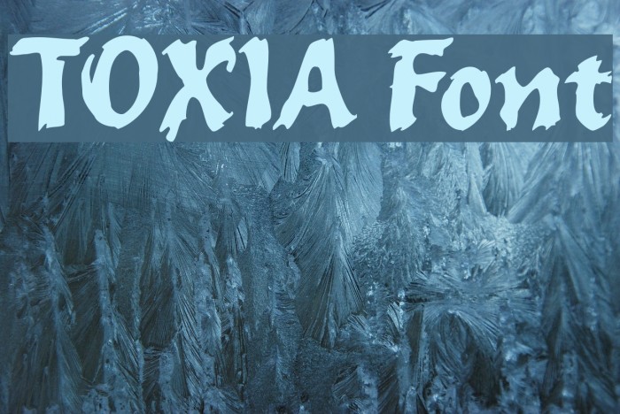 TOXIA Font examples