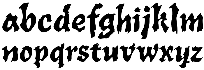 TOXIA Font LOWERCASE