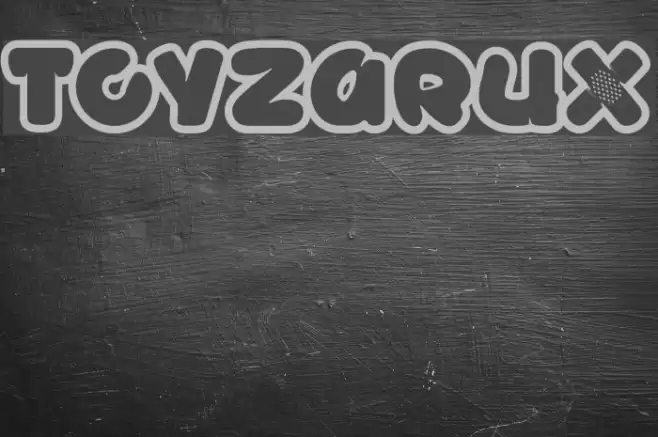 TOYZARUX Font examples