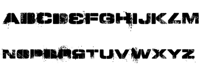 TOY_SOLDIERS Bold Font LOWERCASE