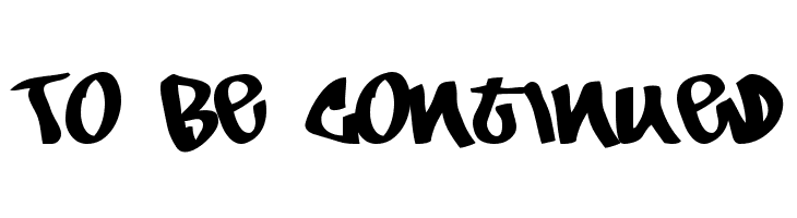 To Be Continued Font - free fonts download