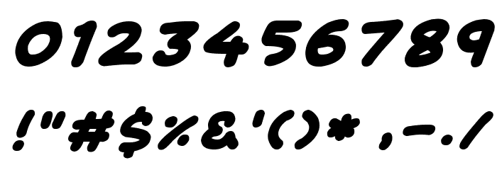 To Japan Italic Font OTHER CHARS