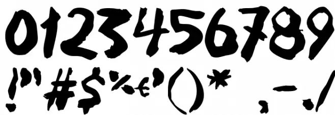 To forgive Font OTHER CHARS