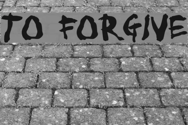 To forgive Font examples