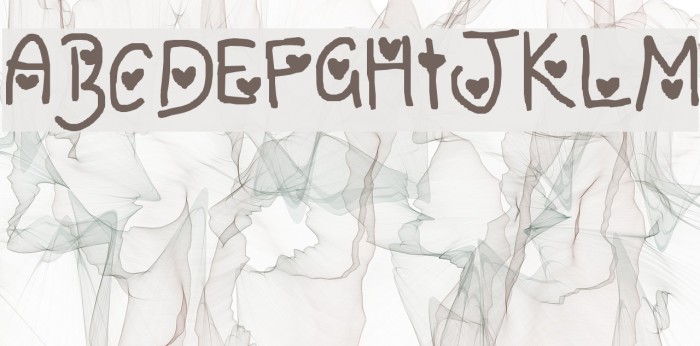 To love you. Font examples