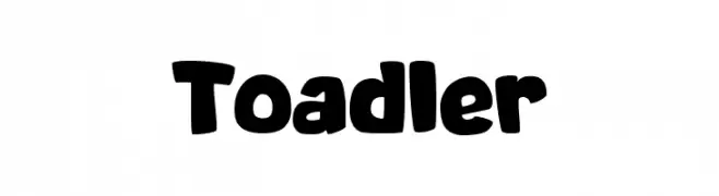 Toadler  font caratteri gratis