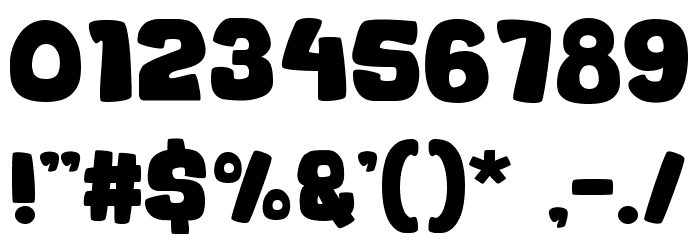 Toadler Font OTHER CHARS