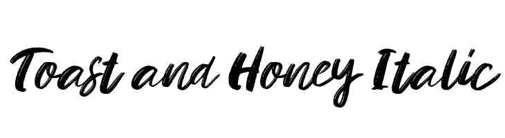 Toast and Honey Italic  لخطوط تنزيل