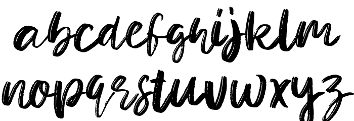 Toast and Honey Font LOWERCASE
