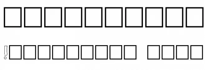 Toast Font OTHER CHARS