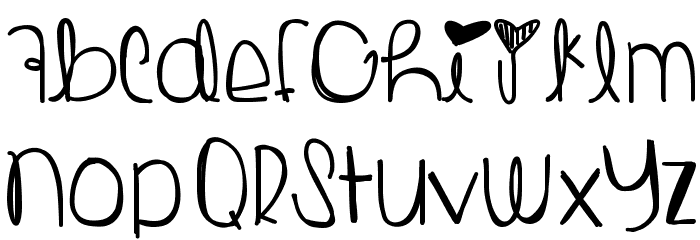 ToastEggs Font LOWERCASE