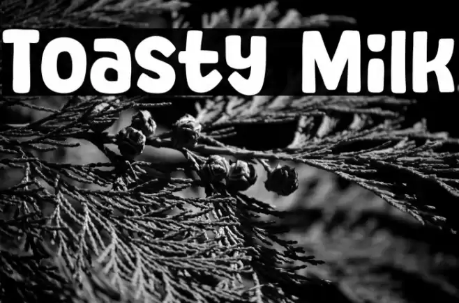 Toasty Milk फ़ॉन्ट examples