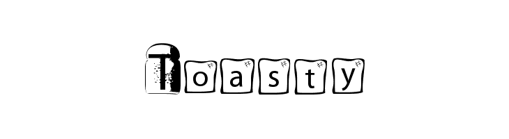 Toasty  フリーフォントのダウンロード