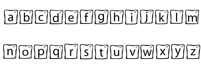 Toasty Font LOWERCASE