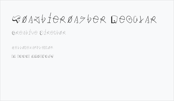 Toaztieroaster Regular Business Card