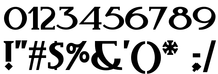 Tobacco Road NF Font OTHER CHARS