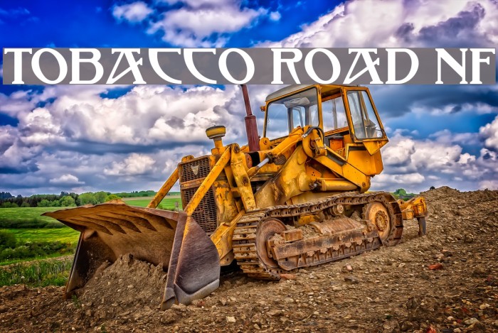 Tobacco Road NF Font examples