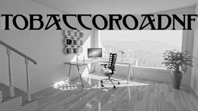 TobaccoRoadNF Font examples