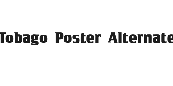 Tobago Poster Alternate Logo