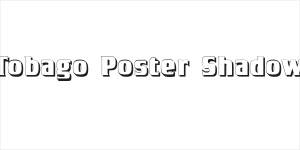 Tobago Poster Shadow Logo