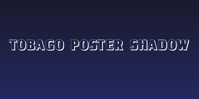 Tobago Poster Shadow Social Header