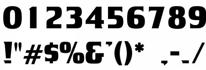 Tobago Poster Font OTHER CHARS