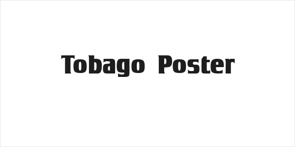 Tobago Poster Logo