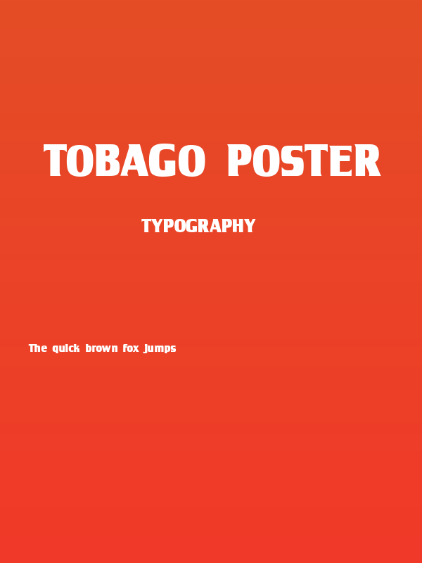 Tobago Poster Poster