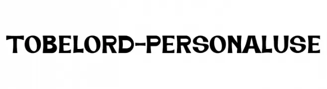 Tobelord - Personal Use  Fuentes Gratis Descargar
