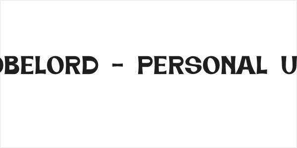 Tobelord - Personal Use Logo