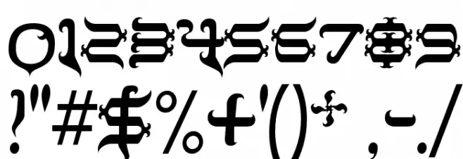 TobinTax-Regular Font OTHER CHARS