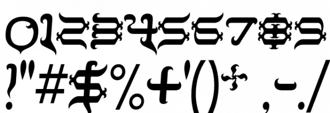 TobinTax-Regular Font OTHER CHARS