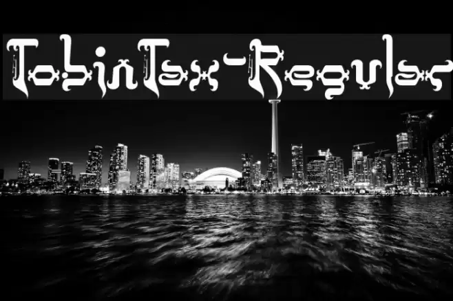 TobinTax-Regular Font examples