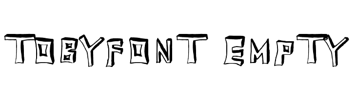 TobyFont Empty  免费字体下载