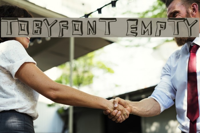 TobyFont Empty Example 1