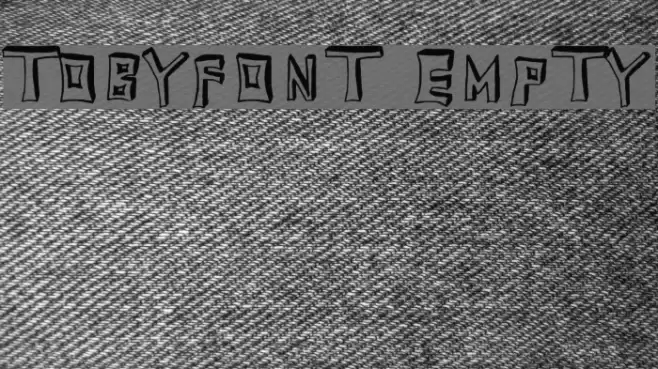 TobyFont Empty Font examples