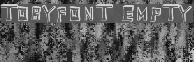 TobyFont Empty Font examples