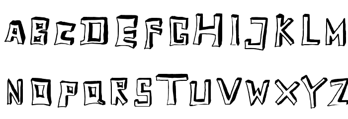 TobyFont-Emptyreduced Font LOWERCASE