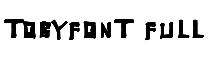 TobyFont Full  les polices de caractères gratuit tlcharger
