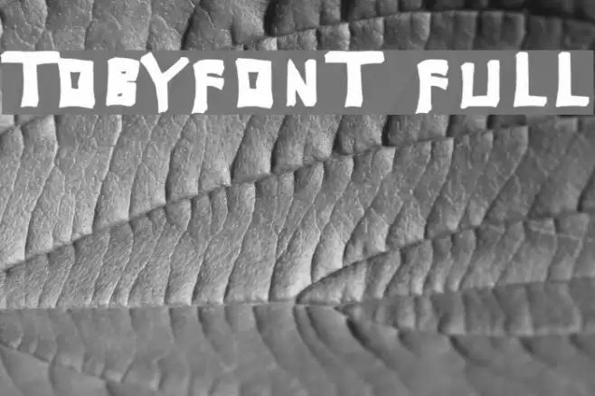 TobyFont Full Font examples