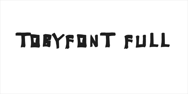 TobyFont Full Logo