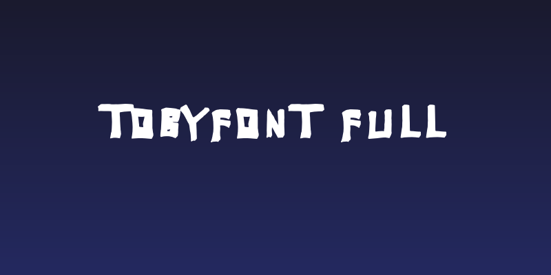 TobyFont Full Social Header