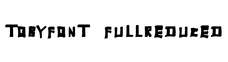 TobyFont-Fullreduced  Descarca Fonturi Gratis